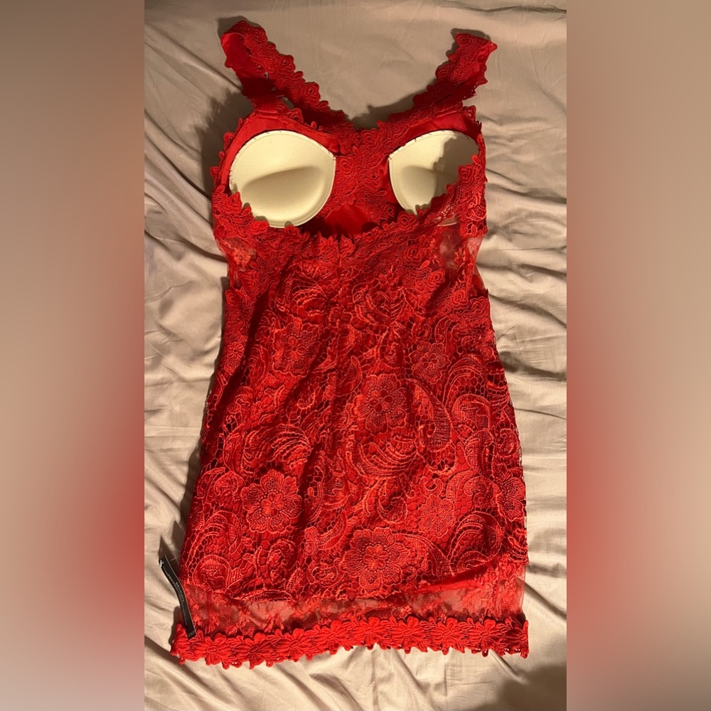🔥 Sexy little red lace dress ❤️ - Picture 3 of 5